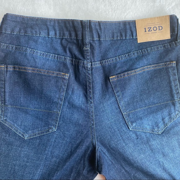 IZOD Men’s Comfort Stretch Straight Fit Jeans 32 X 34 - Picture 6 of 8